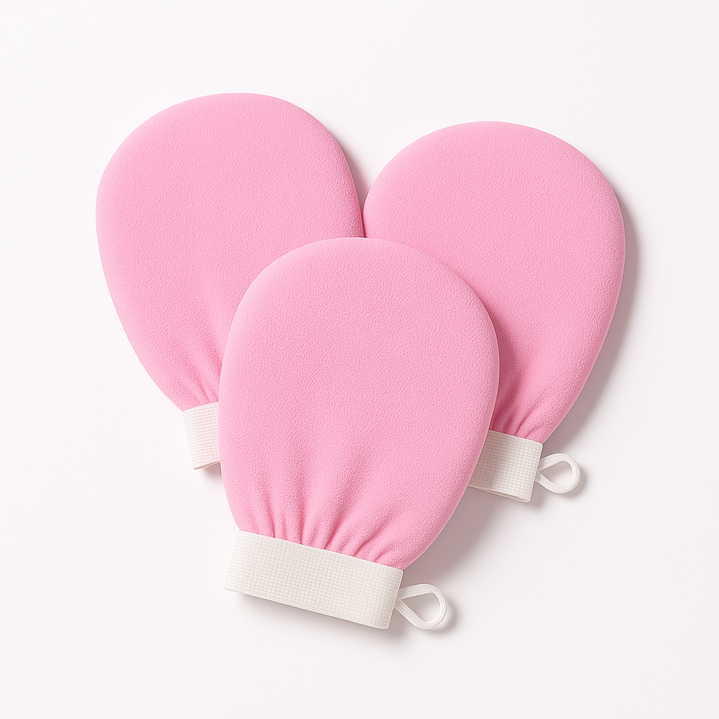 Shower Gloves – Deep Clean Body Scrubber & Dead Skin Remover for Smooth, Soft Skin ROYAZA