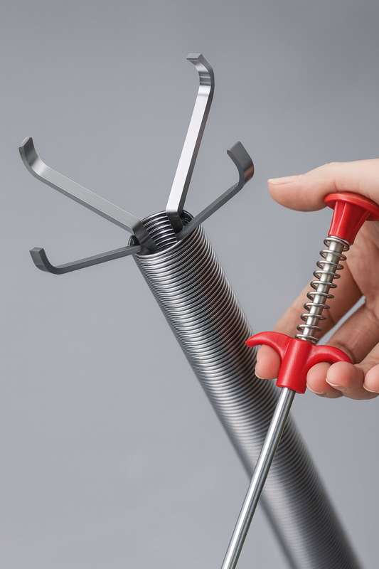 Flexible Drain Clog Remover – Hair & Sink Cleaning Tool (60cm) ROYAZA